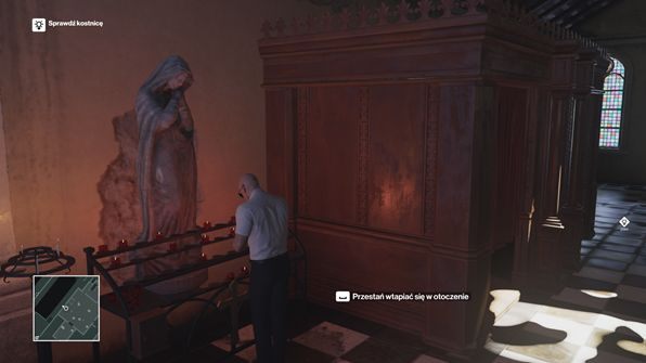 Podsłuchaj spowiedzi pracownicy laboratorium - Hitman: Zniszczenie wirusa, Sapienza - Świat Jutra | Solucja - Hitman - poradnik do gry