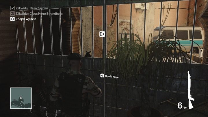 Oba przejścia przez bramę są najmniej efektownymi sposobami zakończenia misji. - Hitman: Opuszczenie obszaru misji, Marrakesz - Złota klatka | Solucja - Hitman - poradnik do gry