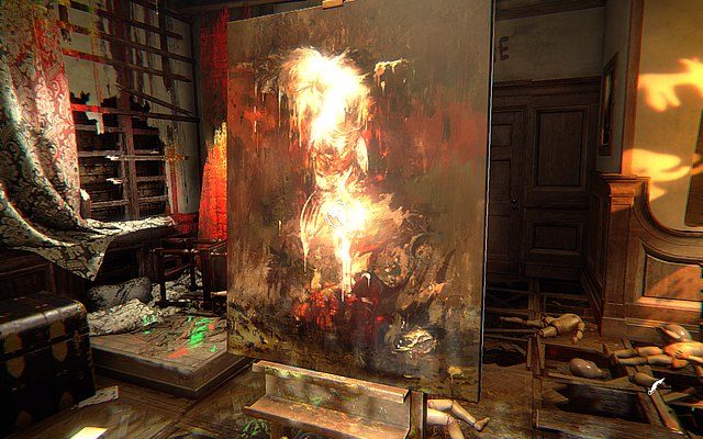 Kliknij na obraz - krok czwarty zakończony - Krok 4 - Pędzel | Opis przejścia Layers of Fear - Layers of Fear - poradnik do gry