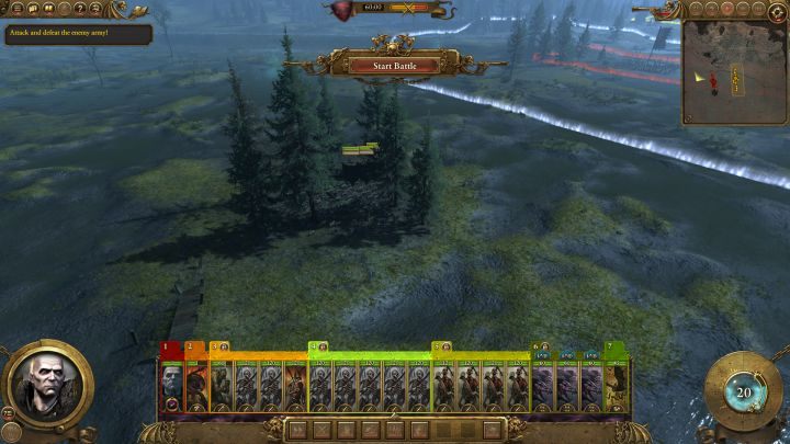 Możesz ukryć Złowieszcze Wilki między drzewami. - Kampania - opis przejścia i porady | Wampiry | Total War Warhammer - Total War: Warhammer - poradnik do gry