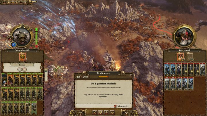 Nagły atak nie pozwoli wrogowi otrzymać posiłków. - Kampania - opis przejścia i porady | Zielonoskórzy | Total War Warhammer - Total War: Warhammer - poradnik do gry