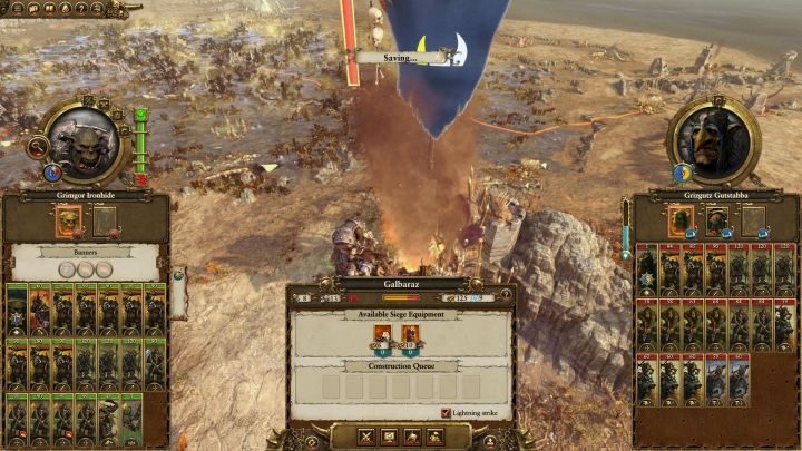 Kolejne trudne starcie zamienione w banalnie proste przy pomocy Nagłego Ataku. - Kampania - opis przejścia i porady | Zielonoskórzy | Total War Warhammer - Total War: Warhammer - poradnik do gry