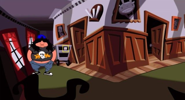 Kontrolując w dalszym ciągu Hoagiego wyjdź z laboratorium i udaj się na piętro motelu - Przywróć zasilanie kapsuły Hoagiego | Opis przejścia - Day of the Tentacle: Remastered - poradnik do gry