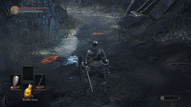 Zwróć uwagę na wyświetlane po drodze podpowiedzi. - Bonus - Cmentarz Popiołu i Iudex Gundyr w Dark Souls 3 - Dark Souls III - opis przejścia i sekrety