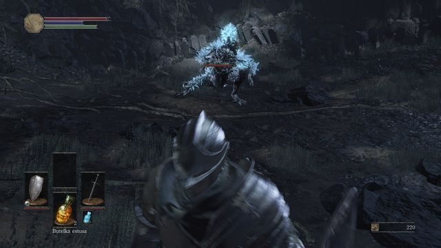 Zwróć uwagę na przygotowanie potwora do wykonania przewrotu. Tuż po nim masz chwilę na szybki atak. - Bonus - Cmentarz Popiołu i Iudex Gundyr w Dark Souls 3 - Dark Souls III - opis przejścia i sekrety