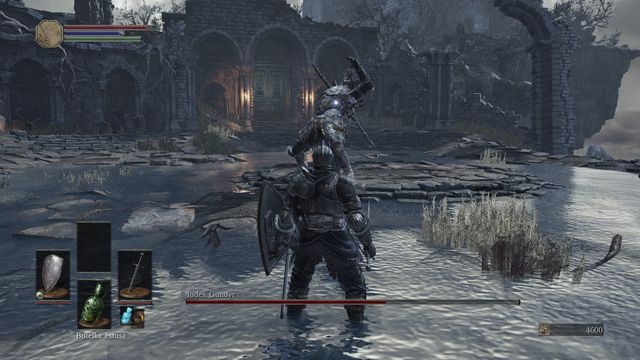 Wykonaj unik, a następnie szybko zaatakuj. - Bonus - Cmentarz Popiołu i Iudex Gundyr w Dark Souls 3 - Dark Souls III - opis przejścia i sekrety