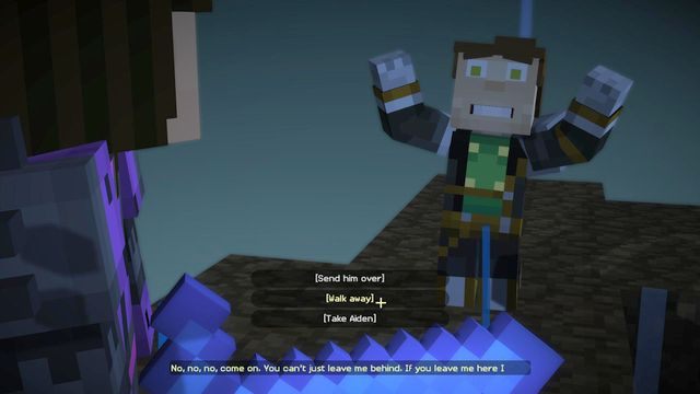 Kolejny ważny wybór dotyczyć będzie Aidena - Ważne wybory | Epizod 5 - Order Up! | Minecraft Story Mode - Minecraft: Story Mode - poradnik do gry