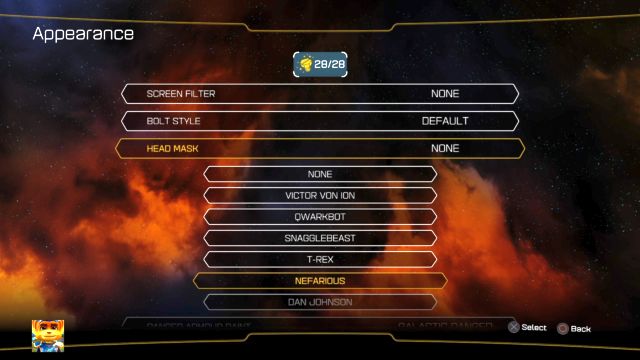 Złote Śrubki dają dostęp do całej masy dodatkowych opcji. - Ratchet & Clank: Złote Śrubki - po co zbierać? - Ratchet & Clank - poradnik do gry
