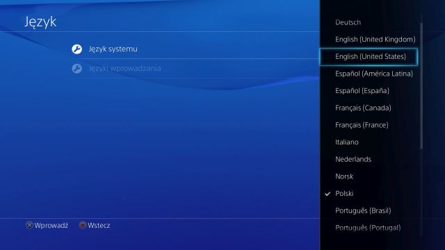 Zmieniając język konsoli zmienisz też język w jakim będzie działała gra. - Ratchet & Clank: Język gry - jak zmienić? - Ratchet & Clank - poradnik do gry