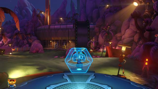 By dostać się do śrubki musisz wdrapać się po magnetycznej rampie. - Ratchet & Clank: Złote Śrubki/Gold Bolt - lista, wszystkie śrubki - Ratchet & Clank - poradnik do gry