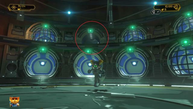 Lokalizacja Złotej Śrubki. - Ratchet & Clank: Złote Śrubki/Gold Bolt - lista, wszystkie śrubki - Ratchet & Clank - poradnik do gry