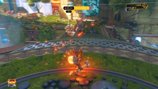 W tej okolicy aż roi się od wrogów. - Ratchet & Clank: Planeta Kerwan - solucja, opis przejścia, wszystkie zadania - Ratchet & Clank - poradnik do gry