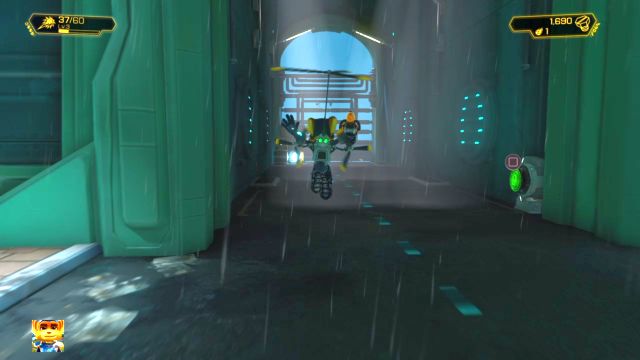 Mechanizm który pozwoli ci dostać się do złoża Raritarium. - Ratchet & Clank: Planeta Rilgar - solucja, opis przejścia, wszystkie zadania - Ratchet & Clank - poradnik do gry