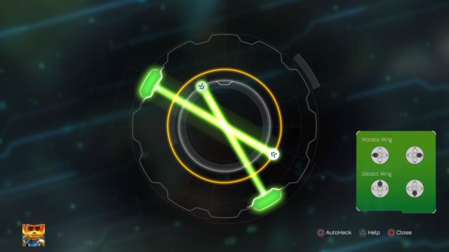 Prawidłowe ustawienie wiązek. - Ratchet & Clank: Planeta Nebula G34 - solucja, opis przejścia, wszystkie zadania - Ratchet & Clank - poradnik do gry
