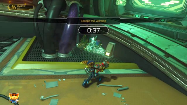 Nie zapomnij zebrać Raritarium. - Ratchet & Clank: Planeta Nebula G34 - solucja, opis przejścia, wszystkie zadania - Ratchet & Clank - poradnik do gry
