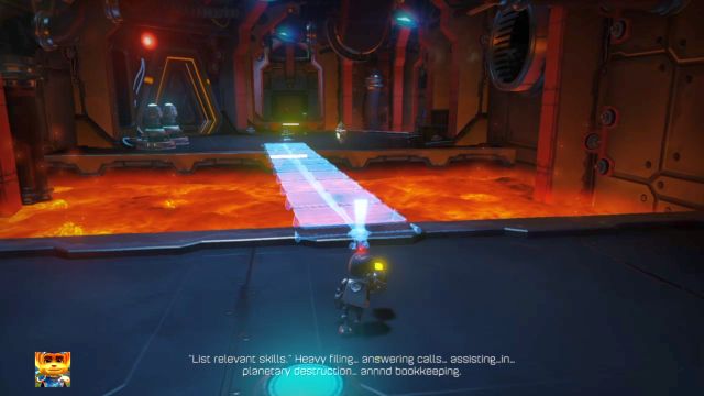 Prawidłowe ustawienie kładki. - Ratchet & Clank: Planeta Quartu - solucja, opis przejścia, wszystkie zadania - Ratchet & Clank - poradnik do gry
