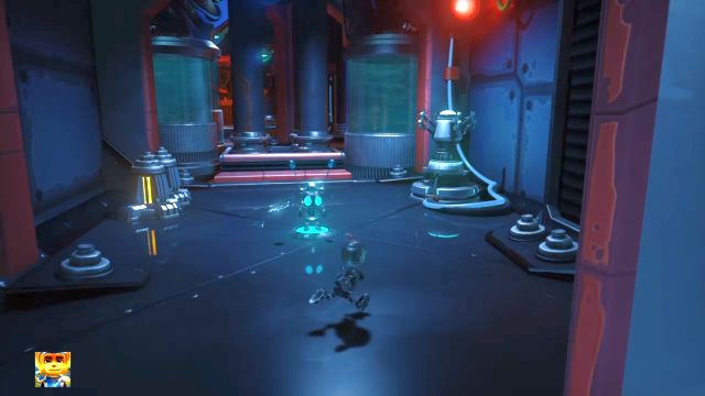 Zasil pobliską cewkę, by odblokować przejście. - Ratchet & Clank: Planeta Quartu - solucja, opis przejścia, wszystkie zadania - Ratchet & Clank - poradnik do gry