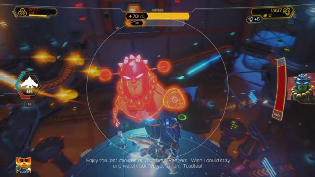 Pani Zurkon wrażliwa na ataki... - Ratchet & Clank: Planeta Quartu - solucja, opis przejścia, wszystkie zadania - Ratchet & Clank - poradnik do gry