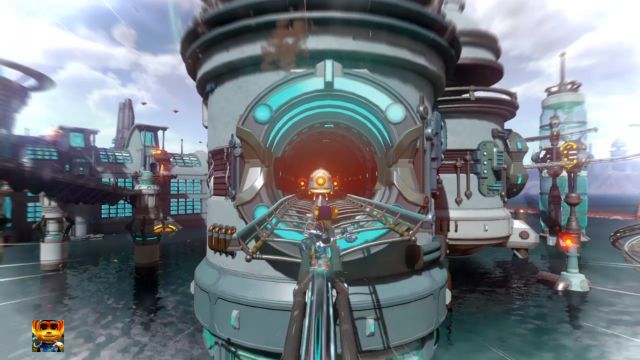 W tym tunelu czeka cię trochę skakania. - Ratchet & Clank: Planeta Kalebo 3 - solucja, opis przejścia, wszystkie zadania - Ratchet & Clank - poradnik do gry