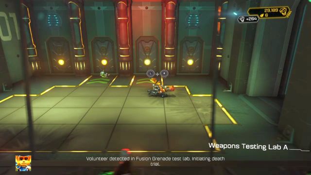 Jedna z kilku pułapek - na wrogów dobry jest Pirocytor. - Ratchet & Clank: Planeta Kalebo 3 - solucja, opis przejścia, wszystkie zadania - Ratchet & Clank - poradnik do gry