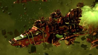 Onslaught Attack Ship - Ork Pirates | Jednostki Battlefleet Gothic Armada - Battlefleet Gothic: Armada - poradnik do gry
