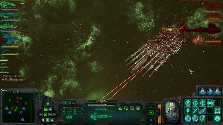 W momencie pojawienia się niszczycielskiego statku najlepiej skup cały ogień na nim - Rozdział IV - 12th Black Crusade | Kampania w Battlefleet Gothic Armada - Battlefleet Gothic: Armada - poradnik do gry