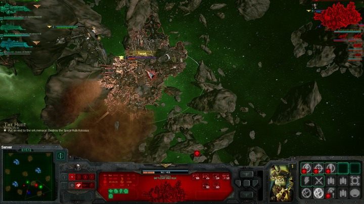 Na powyższym obrazku możesz zauważyć obiekt związany z misją - Rozdział IV - 12th Black Crusade | Kampania w Battlefleet Gothic Armada - Battlefleet Gothic: Armada - poradnik do gry