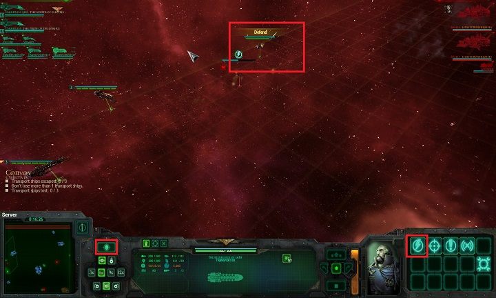 Sytuacja wygląda podobnie w przypadku statku z obstawą - Misje Poboczne | Kampania w Battlefleet Gothic Armada - Battlefleet Gothic: Armada - poradnik do gry