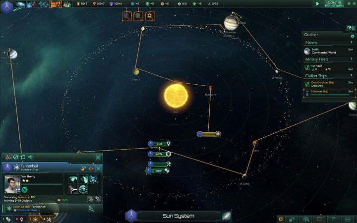 Wbrew pozorom zasoby na badania naukowe są generowane dostatecznie szybko dzięki czemu możesz nieustannie rozwijać imperium pod kątem nowych technologii i budynków - Rozwój imperium w 4 prostych krokach | Dobry start w Stellaris - Stellaris - poradnik do gry