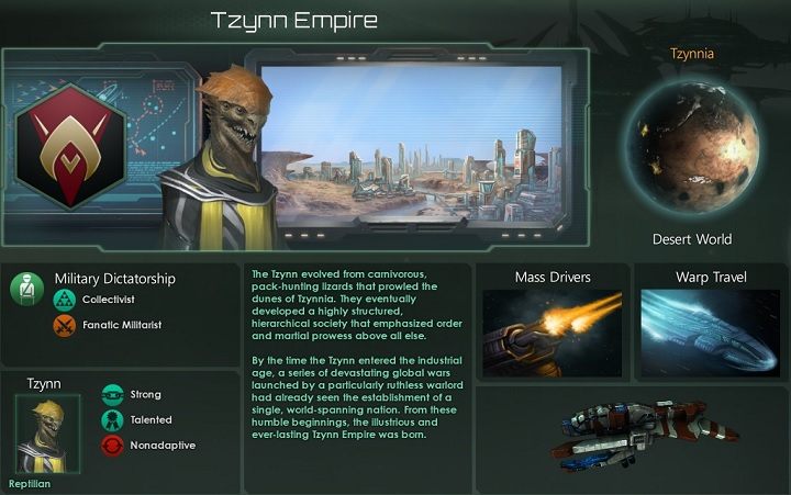 Modyfikatory - Dostępne frakcje | Frakcje w Stellaris - Stellaris - poradnik do gry
