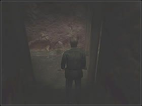 Na końcu pomieszczenia, w którym się znalazłeś po prawej kolejne zejście w dół - Katakumby - Część 2 | Silent Hill 2 - Silent Hill 2 - poradnik do gry
