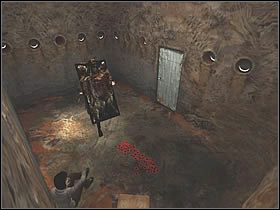 Aby go zlikwidować najlepiej posłużyć się strzelbą - Katakumby - Część 2 | Silent Hill 2 - Silent Hill 2 - poradnik do gry