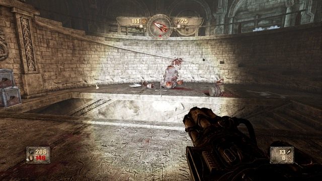 Łatwiej zlikwidować go przy zejściu do piwnicy. - Rozdział 3 | Opis przejścia Painkiller Hell and Damnation - Painkiller Hell & Damnation - poradnik do gry