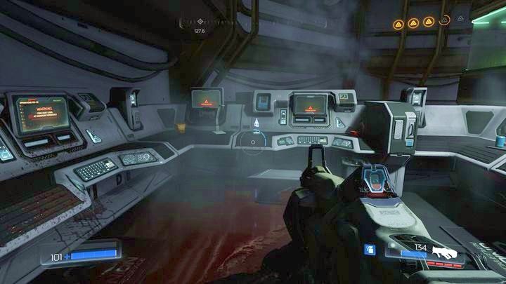 Niedaleko będą drzwi, a za nimi kolejna grupa potworów - Obiekt Argentu | Sekrety | Doom - Doom - poradnik do gry