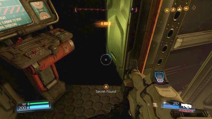 Spadnij w jej kierunku, a następnie odpowiednio wyląduj z pomocą podwójnego skoku - Wieża Energii Argentu | Sekrety | Doom - Doom - poradnik do gry