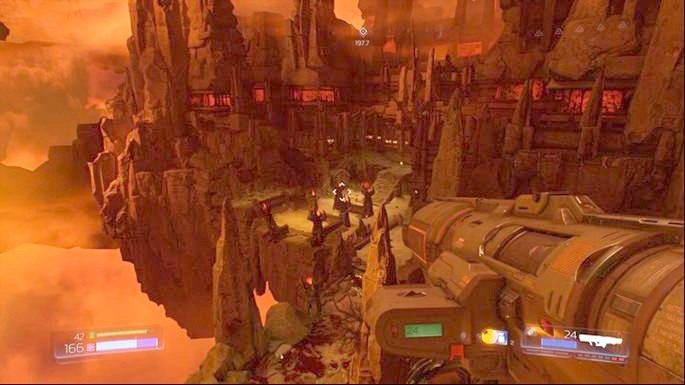 Na początku etapu idź cały czas prosto i zeskocz z dużej wysokości poziom niżej - Argent DNur | Opis przejścia | Doom - Doom - poradnik do gry