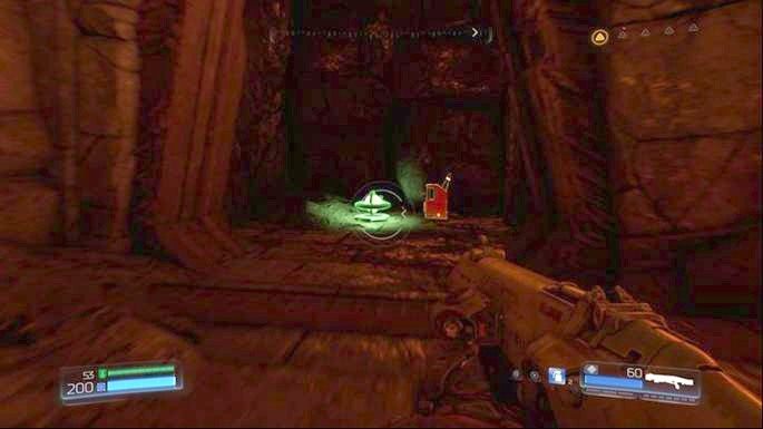 Użyj go, a następnie po kamieniu z lewej wróć do góry - Argent DNur | Sekrety | Doom - Doom - poradnik do gry
