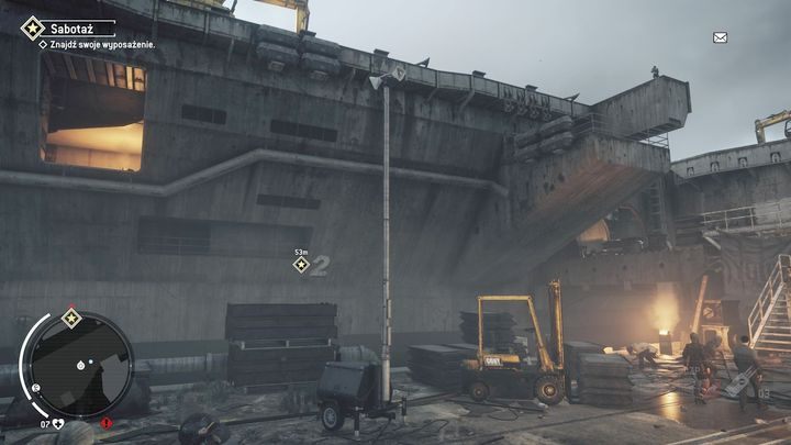 Po krótkiej rozmowie będziesz musiał znaleźć wejście do strefy A - Sabotaż | Opis przejścia - Homefront: The Revolution - poradnik do gry