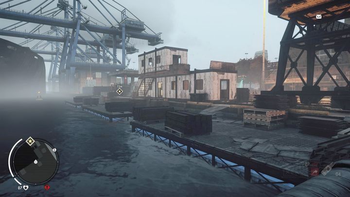 Podczas drogi do ustalonego przez Parrisha miejsca nadal trzymaj się lewej strony (patrz obrazek) - Sabotaż | Opis przejścia - Homefront: The Revolution - poradnik do gry
