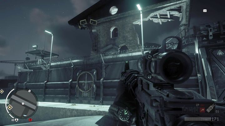 Po przybyciu na miejsce zastaniesz kolejną bazę KAL, którą musisz zinfiltrować - Czerwona strefa Holloway | Punkty kluczowe - Homefront: The Revolution - poradnik do gry
