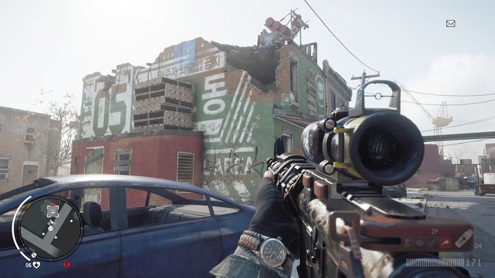 Do pierwszego magazynu dostaniesz pokazaną na obrazku drogą - Czerwona strefa Holloway | Magazyny i zlecenia - Homefront: The Revolution - poradnik do gry