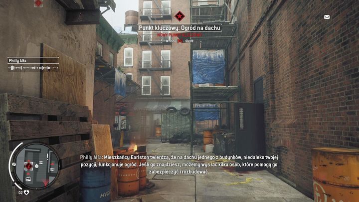 Ogród na dachu będzie drugim punktem krytycznym, który możesz przejąć - Żółta strefa Earlstone | Punkty kluczowe - Homefront: The Revolution - poradnik do gry