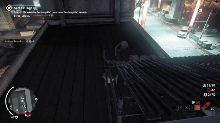 Będąc na drugim budynku skorzystaj z drabiny by wejść na dach - Żółta strefa Earlstone | Punkty kluczowe - Homefront: The Revolution - poradnik do gry