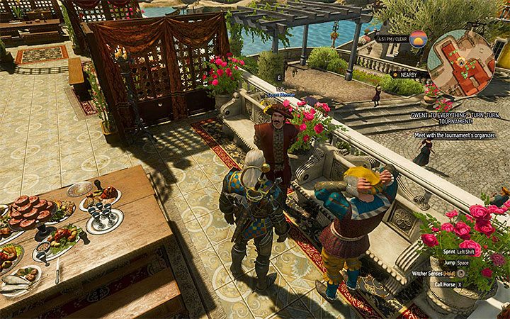 Hrabia Monnier jest organizatorem turnieju - Talia kart Skellige | Nowości w dodatku Krew i wino - Wiedźmin 3: Krew i wino - poradnik do gry