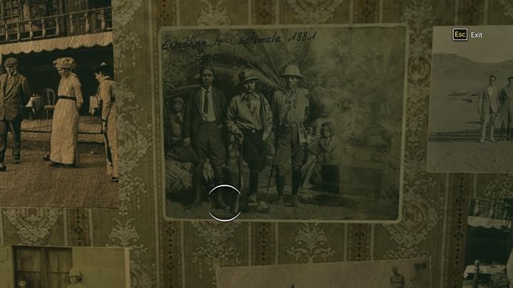 Przy forografii, naciśnij na wszystkie twarze a następnie włącz zmysł detektywa - Śledztwo w siedzibie klubu | Studium w zieleni | The Devils Daughter - Sherlock Holmes: The Devils Daughter - poradnik do gry