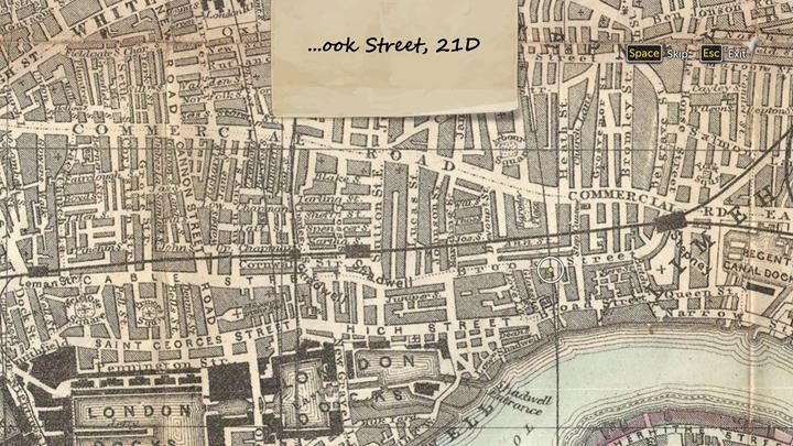 Zlokalizuj dom Albeita na mapie - Wizyta w szpitalu i dom Albeita | Studium w zieleni - Sherlock Holmes: The Devils Daughter - poradnik do gry