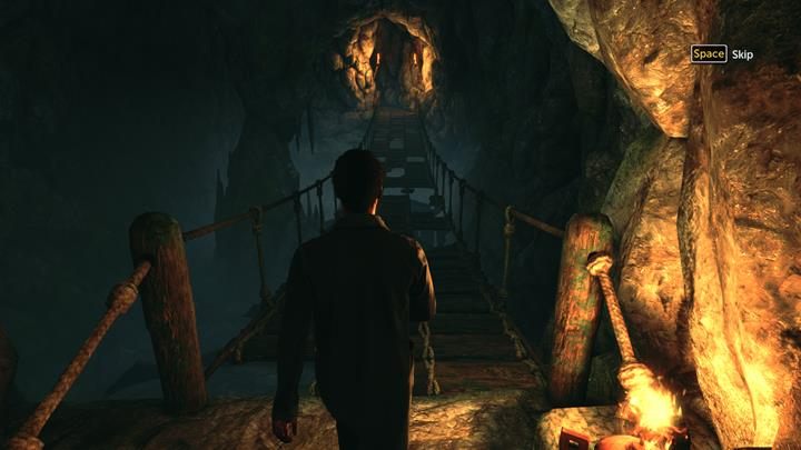 Uważaj na dziury w moście - Rekonstrukcja wydarzeń w świątyni | Studium w zieleni - Sherlock Holmes: The Devils Daughter - poradnik do gry
