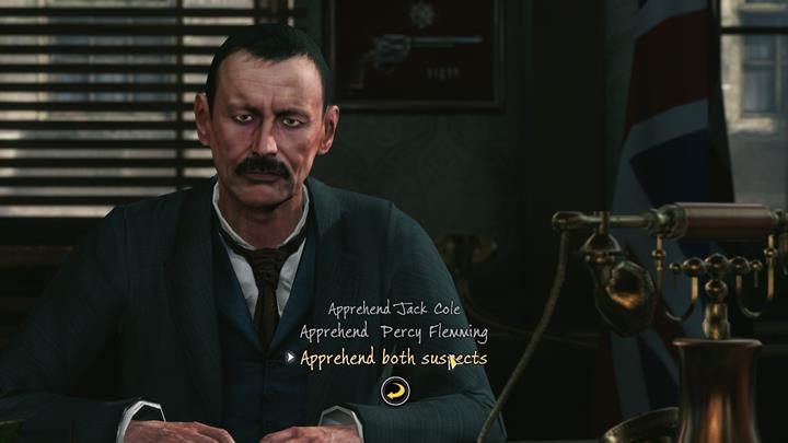 Nakaż zatrzymać obu podejrzanych - Scotland Yard | Niesława | Sherlock Holmes The Devils Daughter - Sherlock Holmes: The Devils Daughter - poradnik do gry