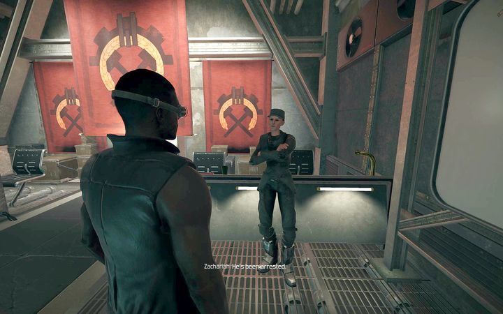Kpt. Eliza Major - to jej będziesz zdawał raporty i pobierał od niej nowe zadania. - Walka o Pełnię | Rozdział 1 | The Technomancer - The Technomancer - poradnik do gry