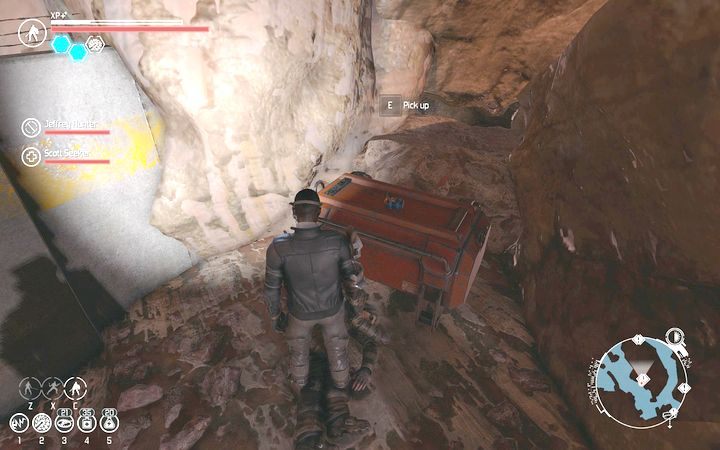 W połowie drogi z łazika do końca tunelu znajdziesz materiały wybuchowe na skrzynce, koło muru. - Walka o Pełnię | Rozdział 1 | The Technomancer - The Technomancer - poradnik do gry